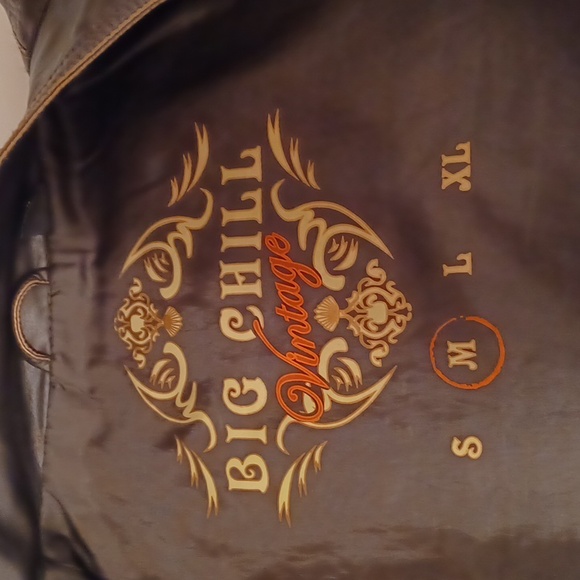 Moto-style  Black Zip-Front Vegan Leather Jacket - Picture 6 of 10